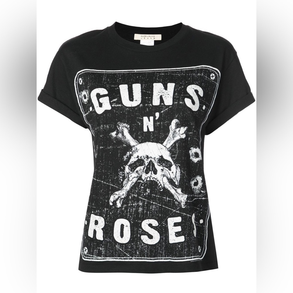 Alice+Olivia Guns N Roses Tee - like new